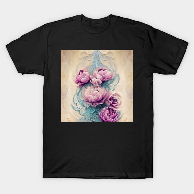 Flowing Flowers 5 T-Shirt by AmazingCorn